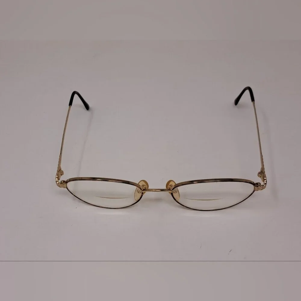 Yves Saint Laurent Women's Glasses Gold Metal Havana Frames 4084 Y119 52-19-130